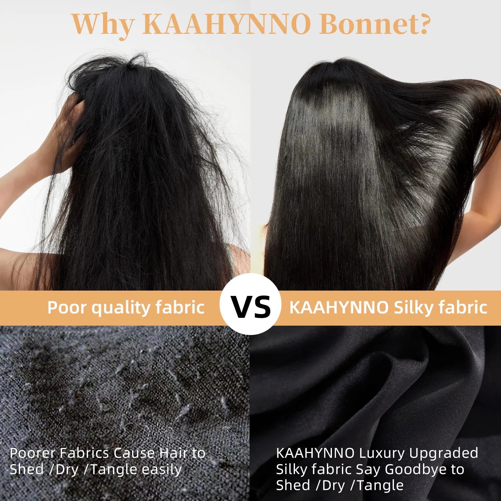 Satin Sleep Bonnet for Natural Hair – Adjustable Silk Hair Cap for All Hair Types (1A–4C)