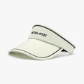 Women's Letter Graphic Sun Hat – Sporty Wide Brim, Spandex-Polyester & Adjustable