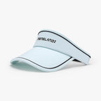 Women's Letter Graphic Sun Hat – Sporty Wide Brim, Spandex-Polyester & Adjustable