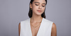 Pear-Shaped Moissanite Pendant Necklace | 925 Sterling Silver & Gold Plated