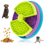 3-in-1 Slow Feeder Dog Bowl - Anti-Choke Puzzle Feeder with Lick Mat for Medium & Large Dogs