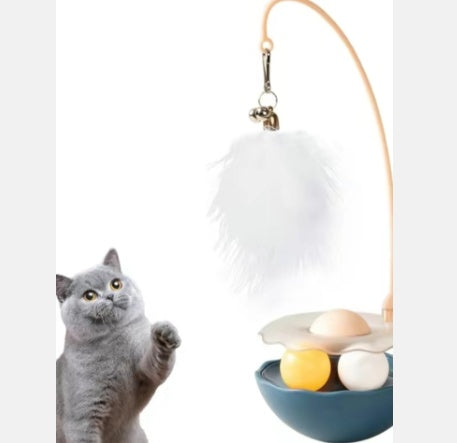 Interactive Duck Cat Toy - Lightweight Teaser Wand for Indoor Play & Exercise