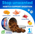 Dog Stool Eating Deterrent Chews - Coprophagia Prevention with Probiotics & Enzymes