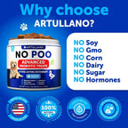 Dog Stool Eating Deterrent Chews - Coprophagia Prevention with Probiotics & Enzymes
