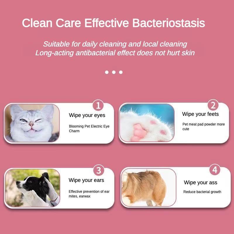 Premium Pet Wipes for Dogs & Cats - Hypoallergenic, Fragrance-Free, Plant-Based - 100 Count