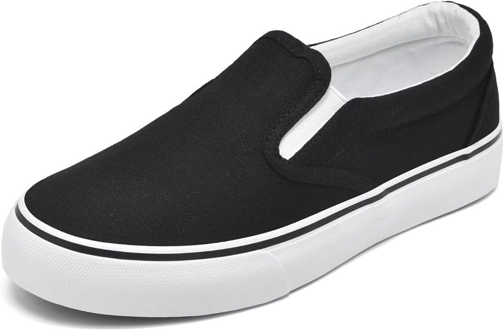 Women's Slip-On Canvas Sneakers | Lightweight Classic Low-Top Casual Shoes