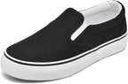 Women's Slip-On Canvas Sneakers | Lightweight Classic Low-Top Casual Shoes