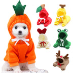 Cozy Fruit Hoodie for Small Dogs | Warm Fleece Winter Coat for Chihuahuas, French Bulldogs & Puppies