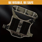 No-Pull Tactical Dog Harness with Handle – Reflective, Adjustable Service Dog Vest for Training & Control