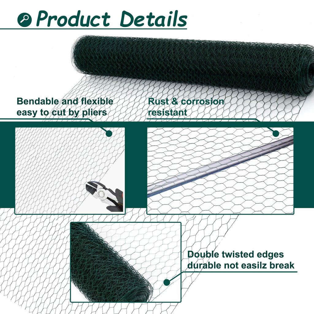 Heavy-Duty Galvanized Farm Fence - Livestock & Deer Protection Wire Fencing for Cattle, Goats & Hogs