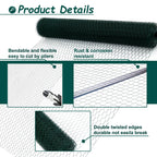 Heavy-Duty Galvanized Farm Fence - Livestock & Deer Protection Wire Fencing for Cattle, Goats & Hogs
