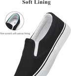 Women's Slip-On Canvas Sneakers | Lightweight Classic Low-Top Casual Shoes