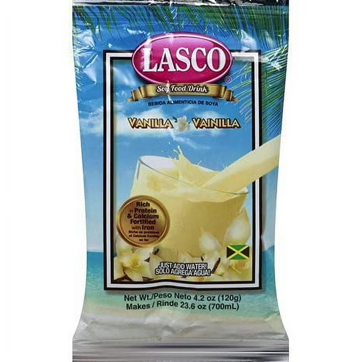 Lasco Jamaica Vanilla Food Drink, 120g – 3 Pack | Rich Caribbean Vanilla Flavor