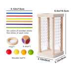 Wooden Stick Drawing Game Toy, Multicolored Sticks Game, Parent Child Interactive Game, Exercise Balance and Concentration