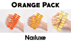 Pure Color Nail Stickers – 16 Solid Shades | Press-On Nail Art Strips