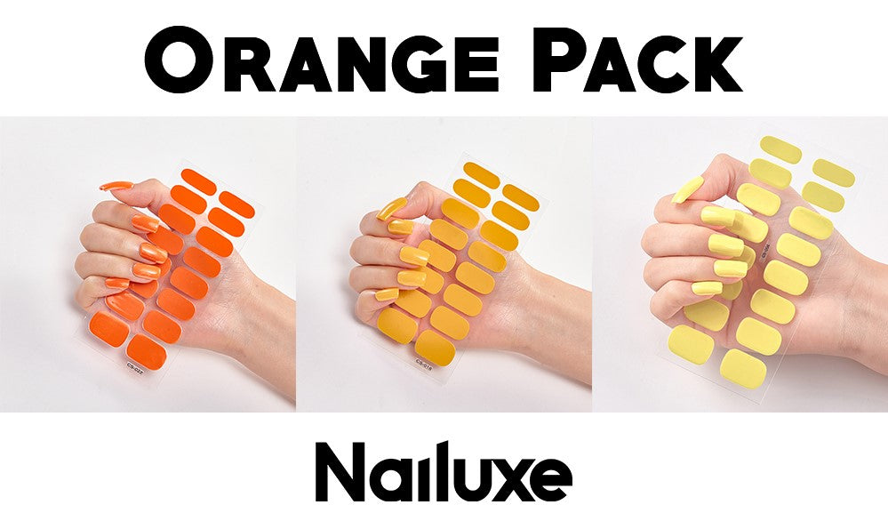 Pure Color Nail Stickers – 16 Solid Shades | Press-On Nail Art Strips