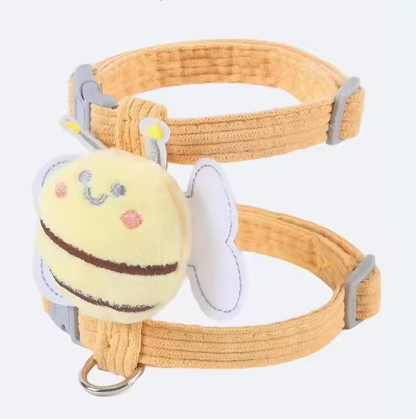Angel Wings Cat Harness & Leash Set – Escape-Proof Adjustable Vest for Cats & Small Dogs