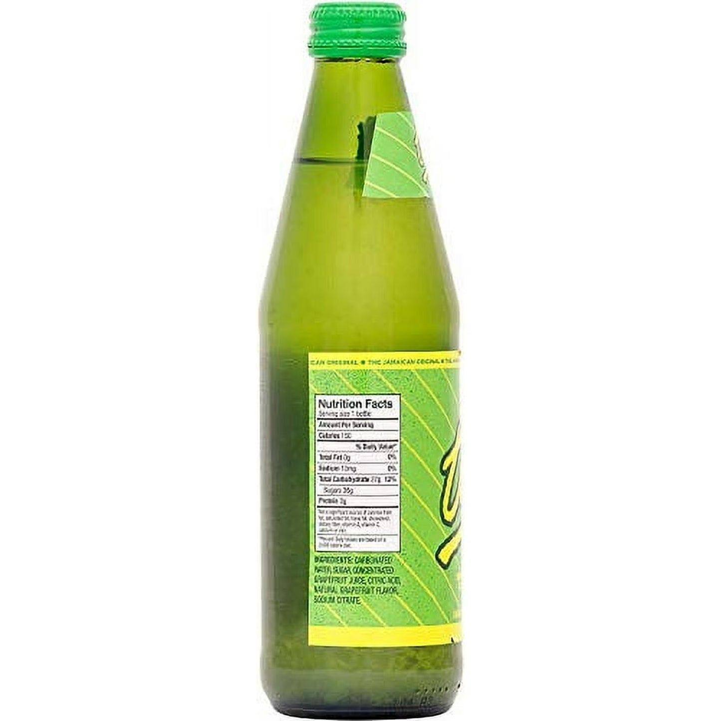 Ting Sparkling Jamaican Grapefruit Flavored Beverage, 10.14oz Glass Bottle (Pack of 6, Total of 60.84 Fl Oz)