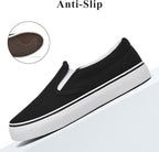 Women's Slip-On Canvas Sneakers | Lightweight Classic Low-Top Casual Shoes