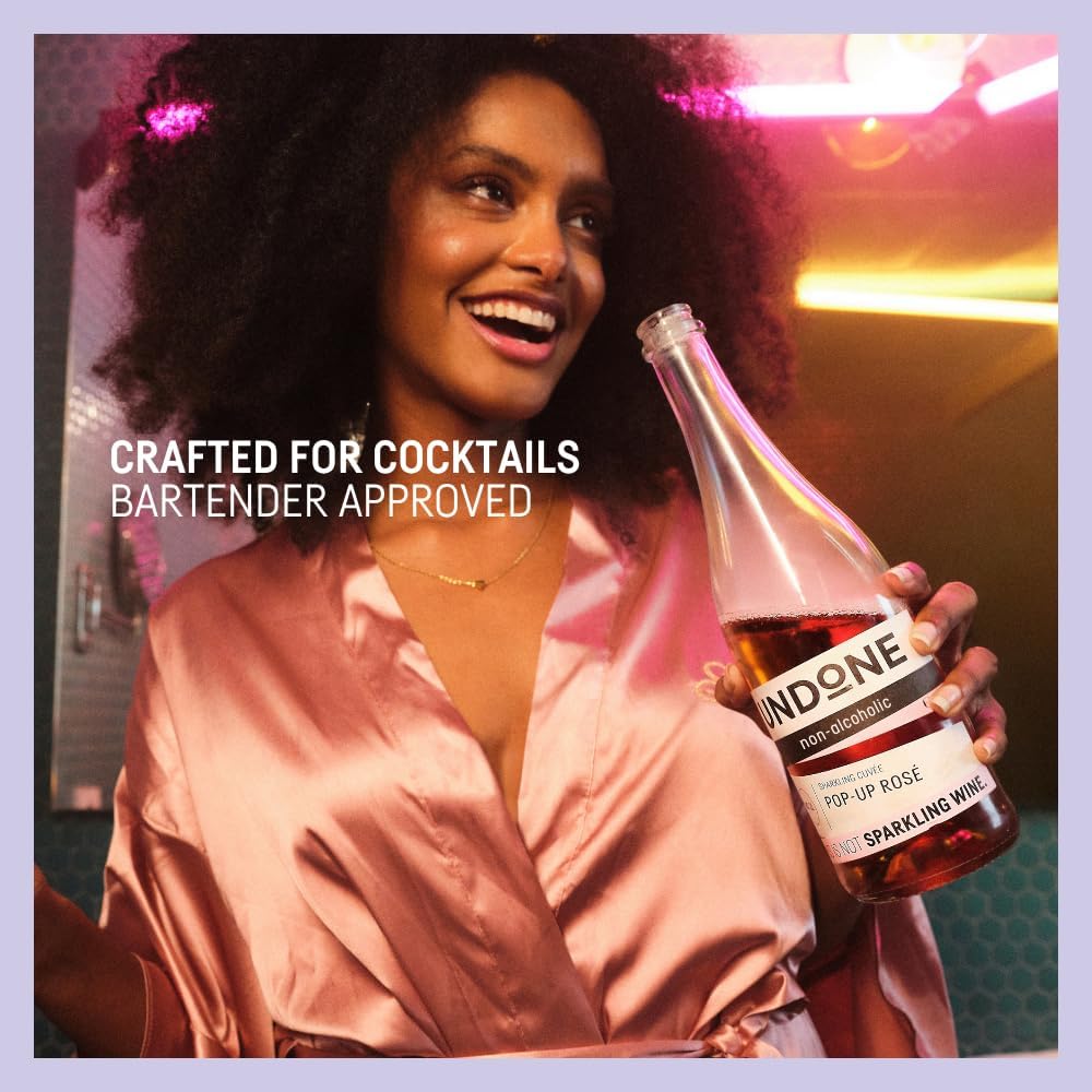 UNDONE No. 21 Pop-Up Rosé | Non-Alcoholic Sparkling Wine, 700ml