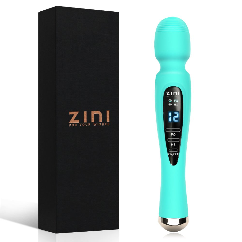 Rechargeable Personal Massager - 12 Intensity Modes, Quiet Motor, Digital Display for Neck, Shoulder & Back Relief