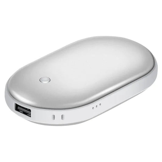 Rechargeable Hand Warmer & Power Bank - 5000mAh Portable Pocket Heater