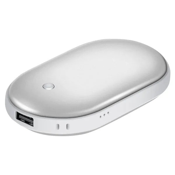 Rechargeable Hand Warmer & Power Bank - 5000mAh Portable Pocket Heater