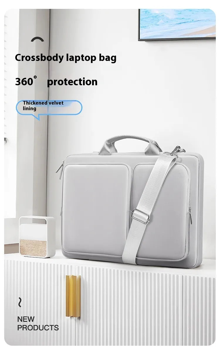 Men's Laptop Bag – Slim Polyester Sleeve for 14" & 15.6" Laptops