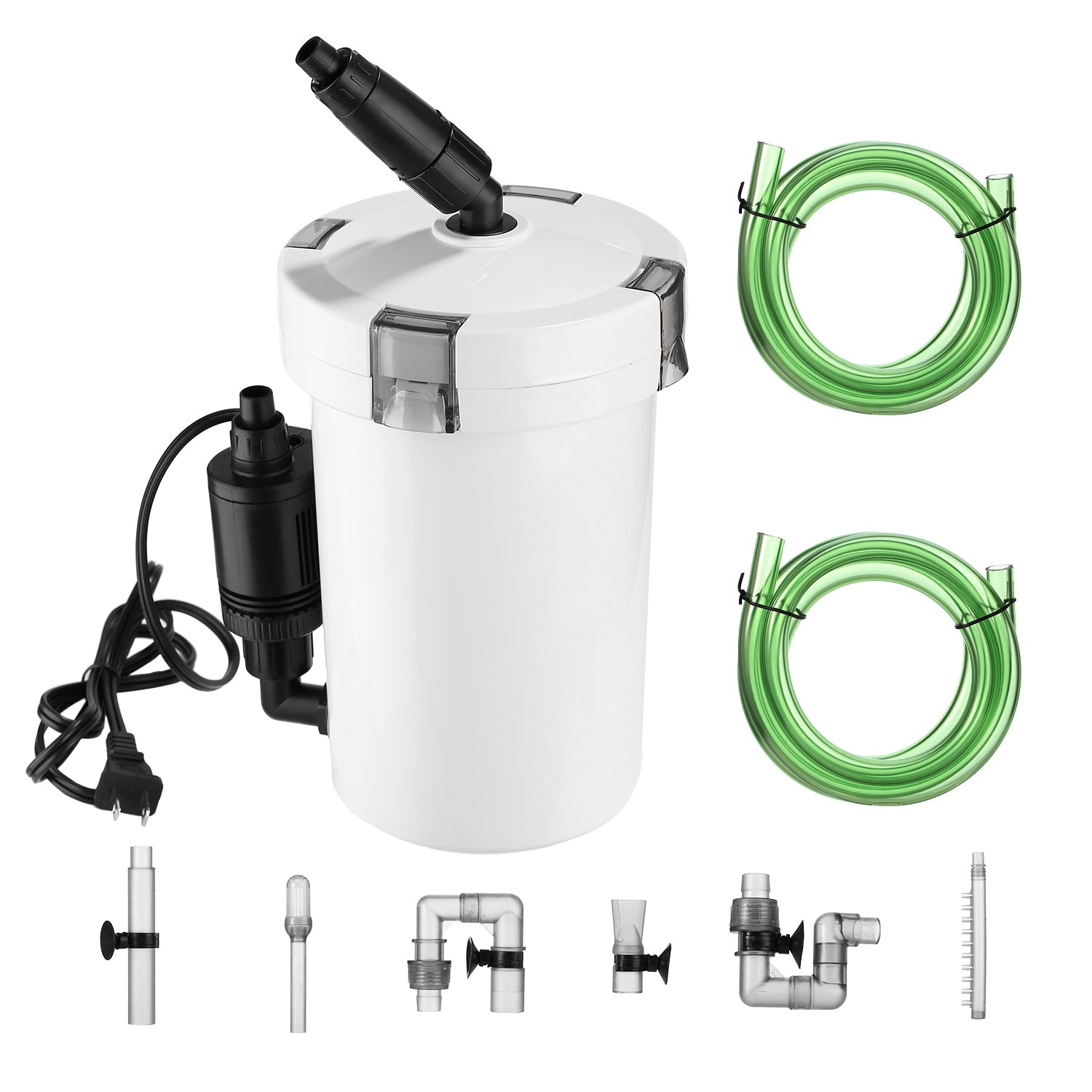 3-Stage Aquarium Canister Filter – Whisper-Quiet 105 GPH for Up to 28 Gallon Fish Tanks