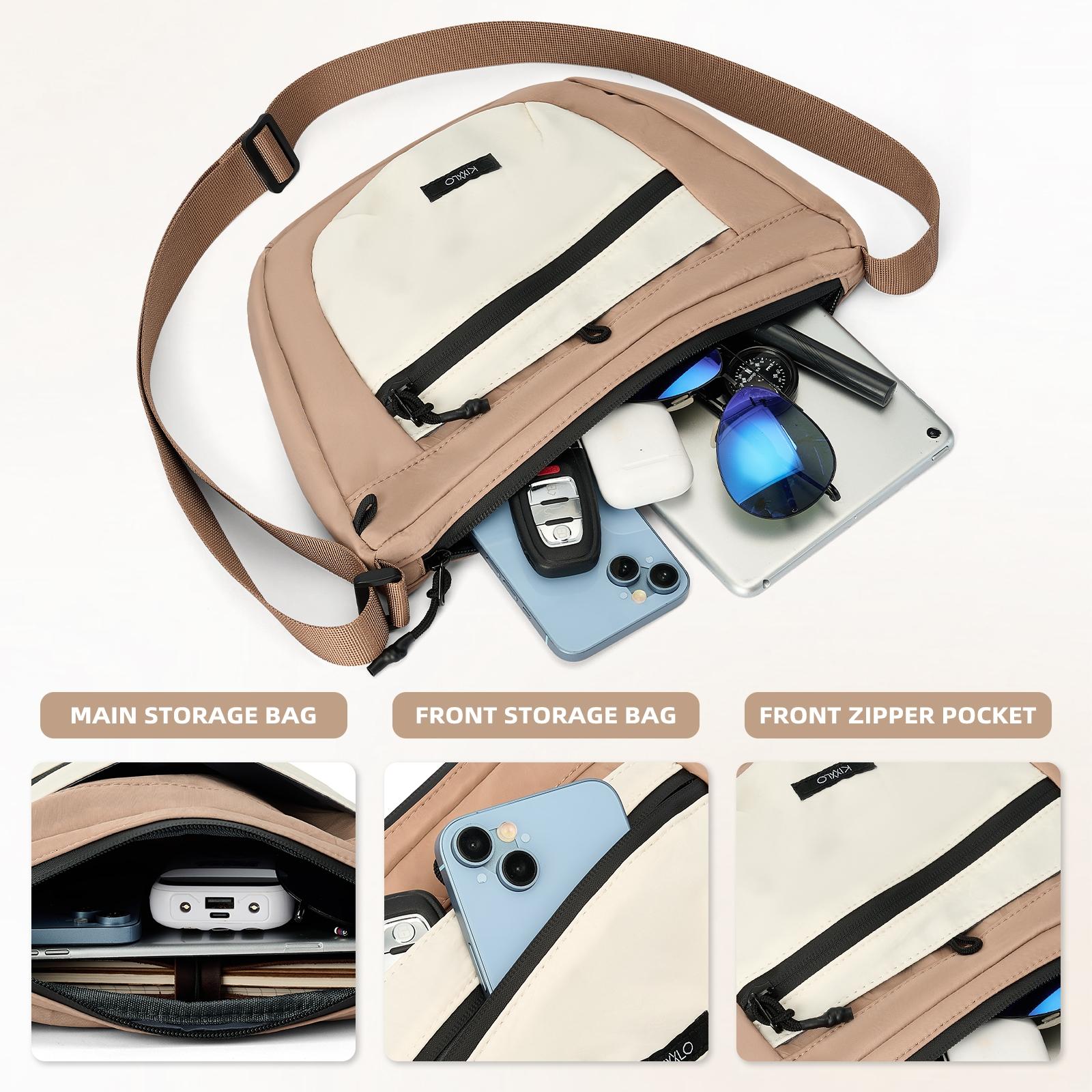 Large Capacity Crossbody Shoulder Bag - Versatile Everyday Purse for Work, School & Travel