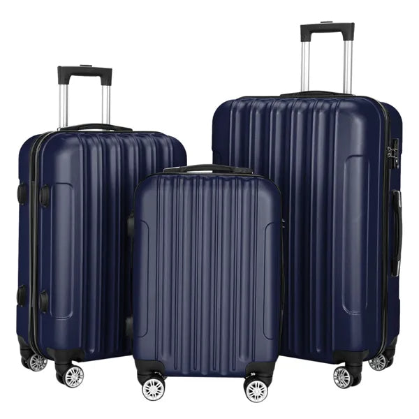 Premium 3-Piece Luggage Set - Hardside Spinner Suitcase Collection with TSA Lock