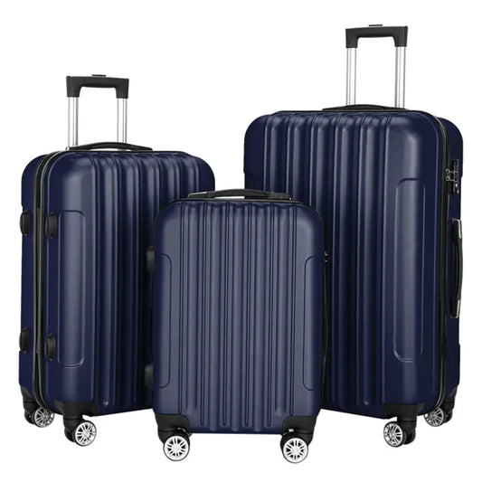 Premium 3-Piece Luggage Set - Hardside Spinner Suitcase Collection with TSA Lock