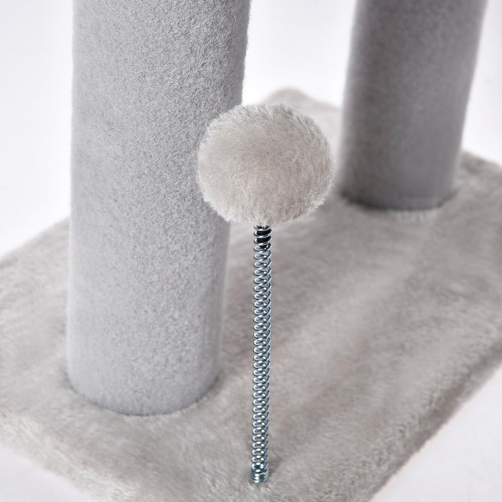 Cat Tree Tower with Tunnel Bed & Scratching Posts – 20.5" Play & Rest Station for Cats