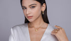 Moissanite Water Drop Necklace | 0.1ct Diamond Alternative | S925 Sterling Silver Pendant