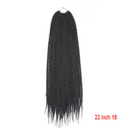 Senegalese Twist Crochet Braiding Hair – Synthetic Box Braids 14" 18" 22"