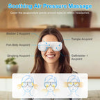 Rechargeable Eye Massager with Heat & Bluetooth Music – Eye Strain, Migraine & Fatigue Relief