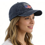 Gulf of America Patriotic Baseball Cap - 2 Pack American Flag Hats for Men & Women