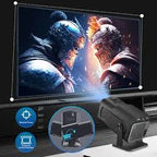 Magcubic 4K Android Projector – Native 1080P, 390 ANSI, WiFi 6, 180° Rotatable