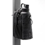 Magnetic Gym Water Bottle Bag | Portable Carrier Pouch with Phone Pocket | Hands-Free Workout Bag