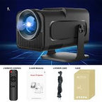 Magcubic 4K Android Projector – Native 1080P, 390 ANSI, WiFi 6, 180° Rotatable