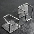 Stainless Steel Sink Sponge Holder – No-Drill Self-Adhesive Draining Rack