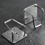 Stainless Steel Sink Sponge Holder – No-Drill Self-Adhesive Draining Rack