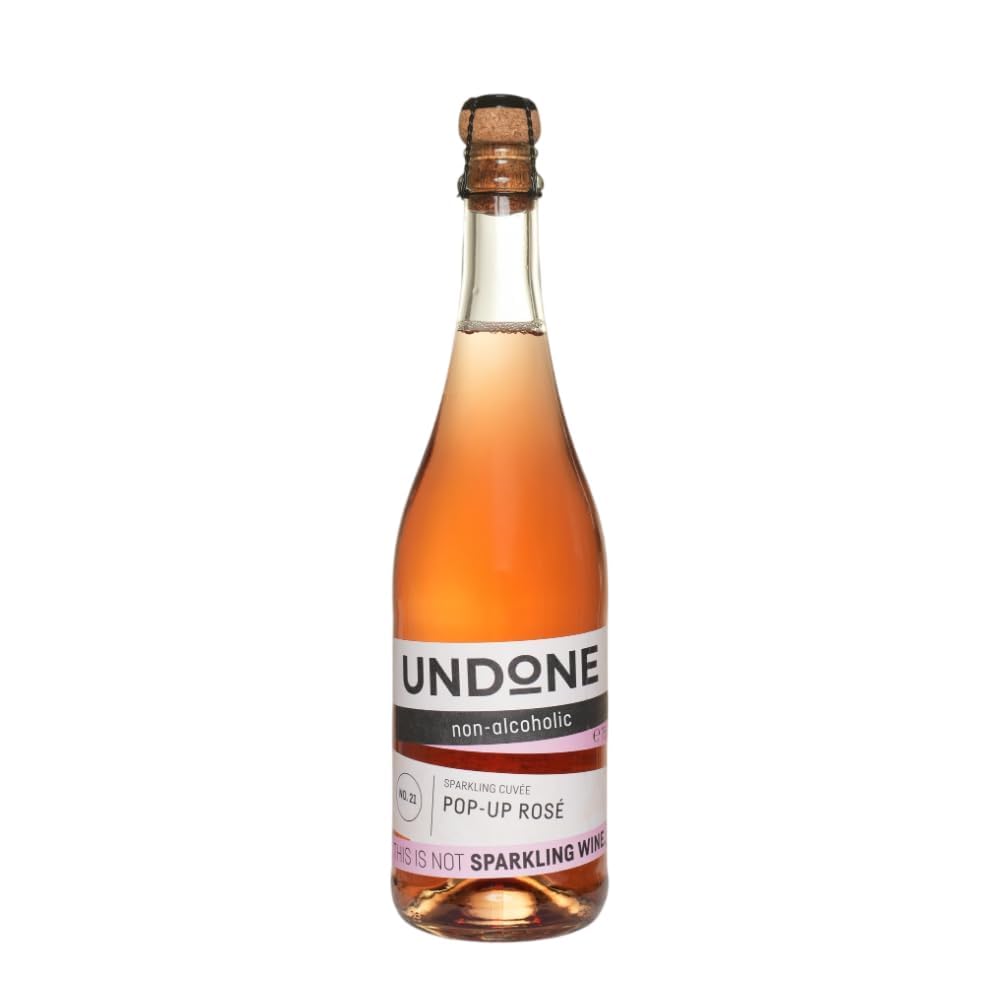 UNDONE No. 21 Pop-Up Rosé | Non-Alcoholic Sparkling Wine, 700ml