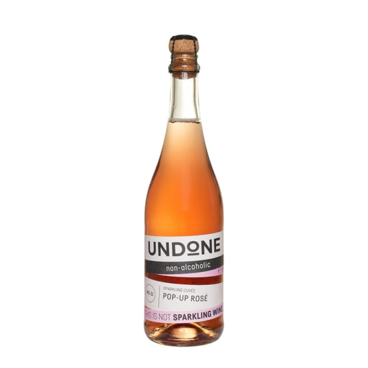 UNDONE No. 21 Pop-Up Rosé | Non-Alcoholic Sparkling Wine, 700ml