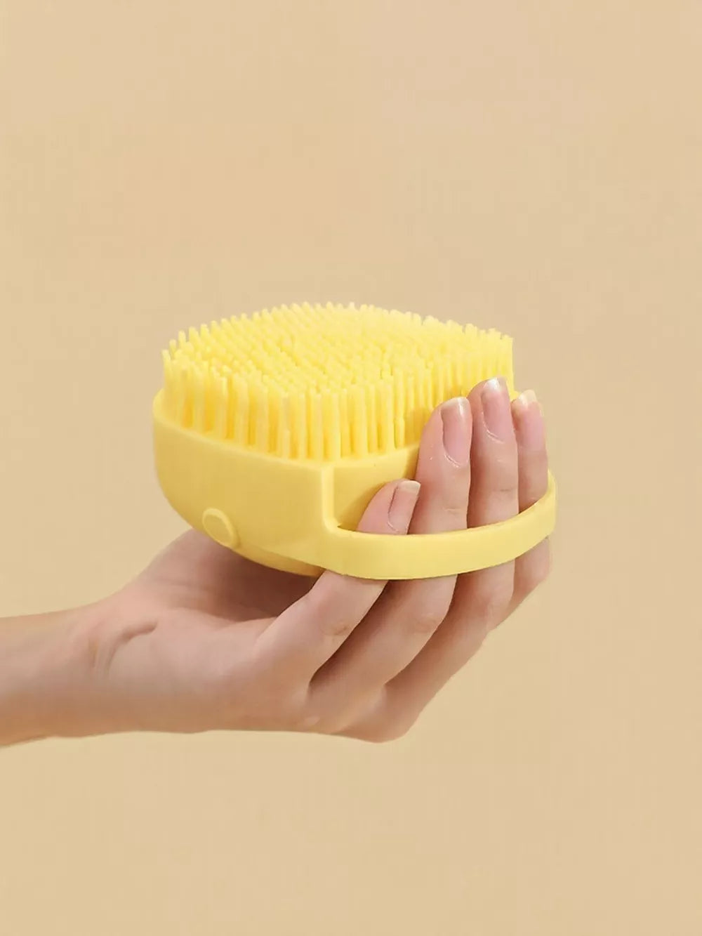 Silicone Pet Bath Brush & Grooming Massager – Dogs & Cats