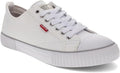 Levi's Men's Anikin Low-Top Canvas Sneakers – Cushioned Footbed & Rubber Outsole