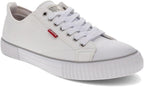 Levi's Men's Anikin Low-Top Canvas Sneakers – Cushioned Footbed & Rubber Outsole
