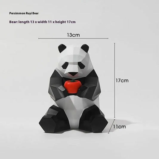 Cute Bear Desk Ornament – Cartoon Animal Figurine with Gift Box | 4 Styles