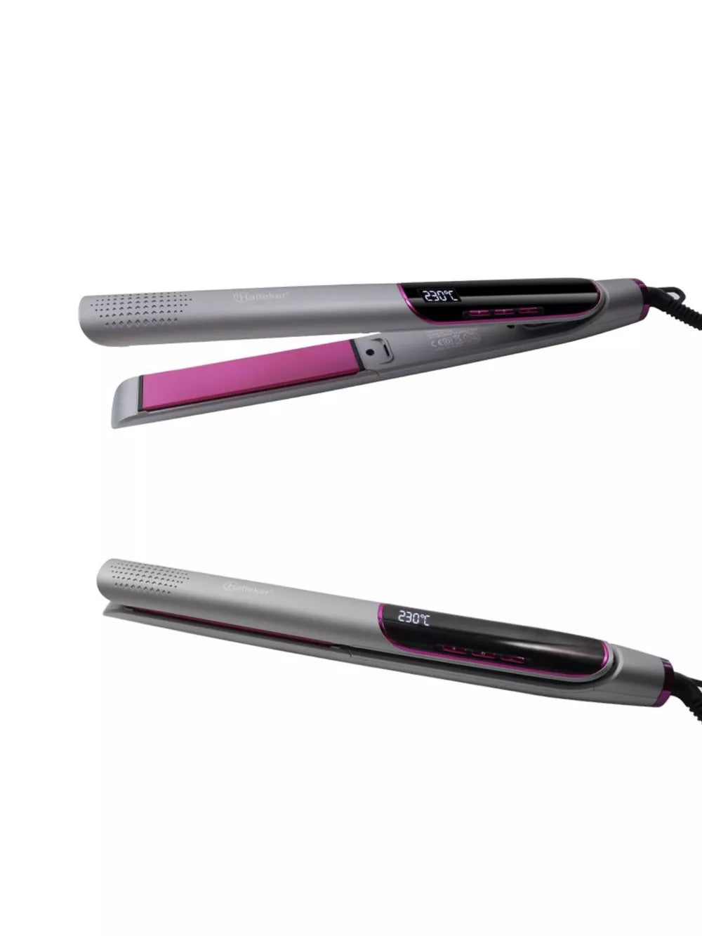 2-in-1 Hair Straightener & Curler – Fast Heating, Constant Temp, Multi-Speed