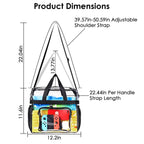 Stadium Approved Clear Crossbody Bag - TSA Compliant Transparent Purse for Concerts & Events